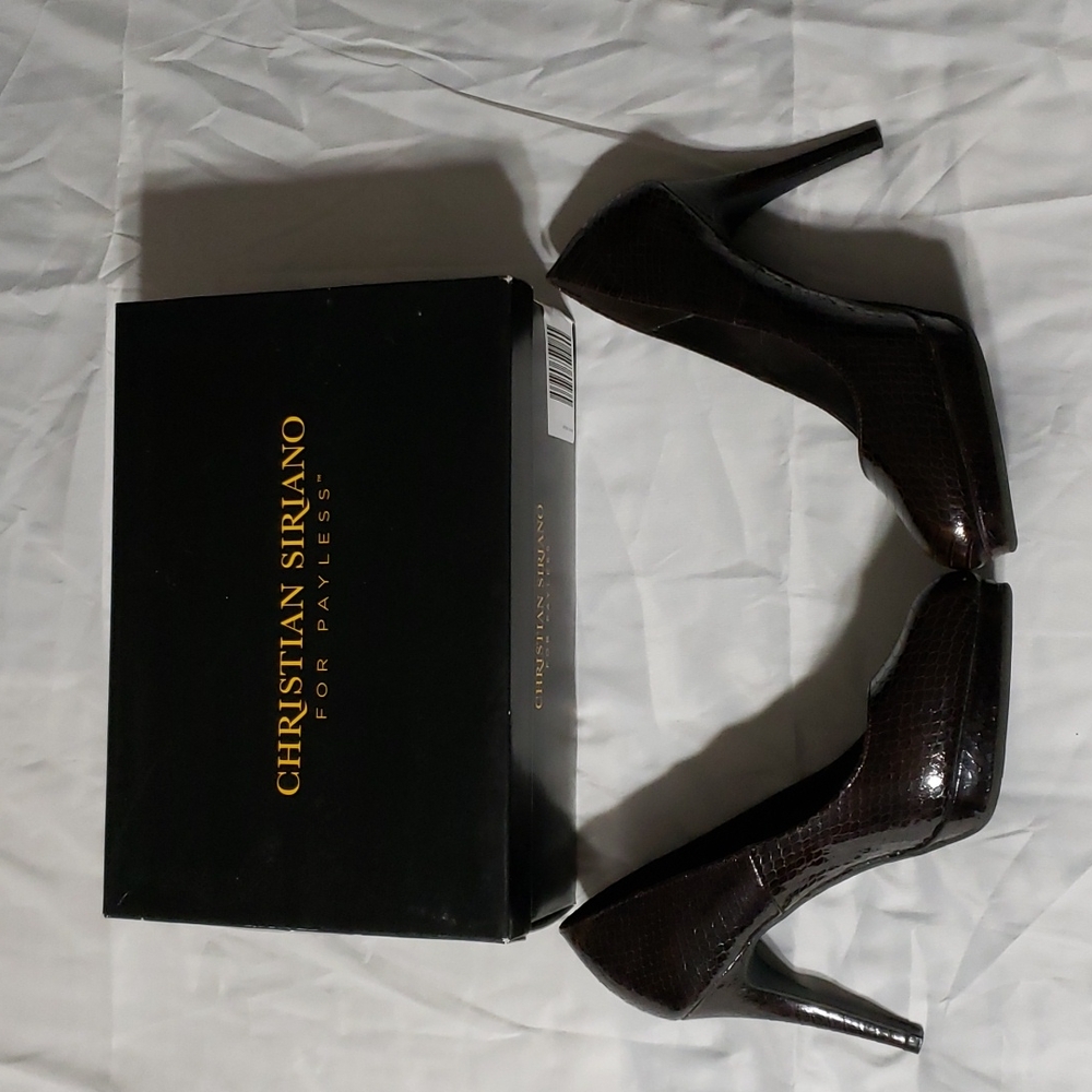 Christian Siriano for Payless Kathryn Brown Cafe Brun Size 8-1/2